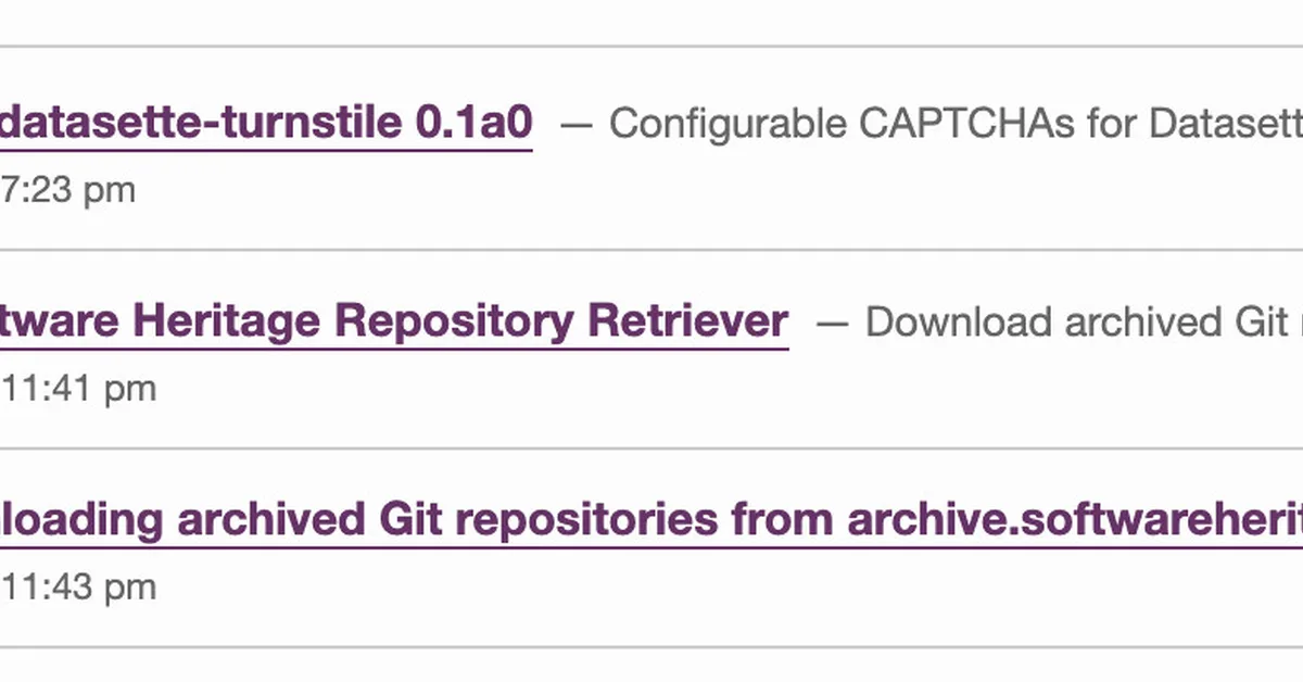 Adding TILs, releases, museums, tools and research to my blog