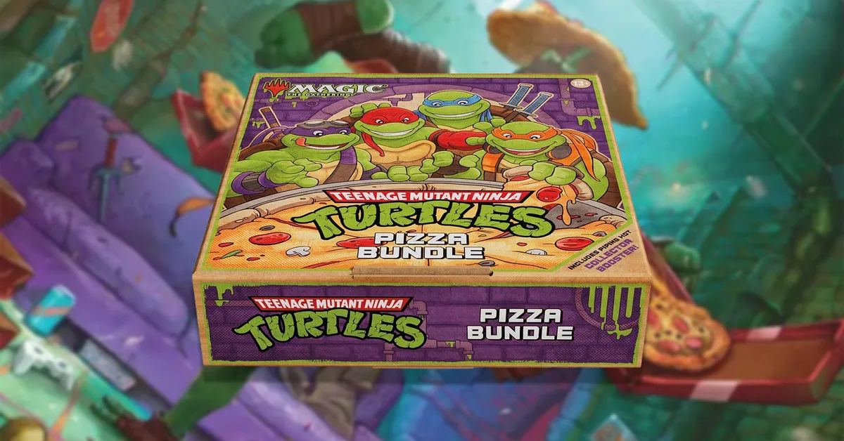 Magic: The Gathering's TMNT Unique Pizza Bundle Is Finally Back In Stock Online - Here's What It Includes