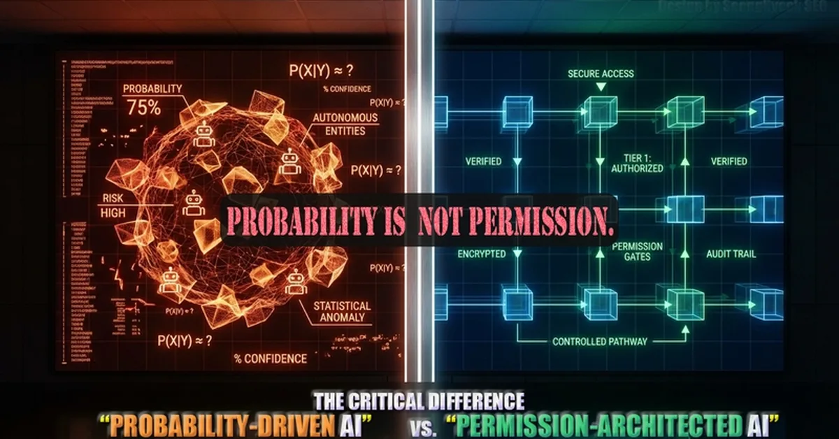 Probability Can Never Be Permission - The Structural Flaw of Open Agent AI and the Conditions for the Next Standard