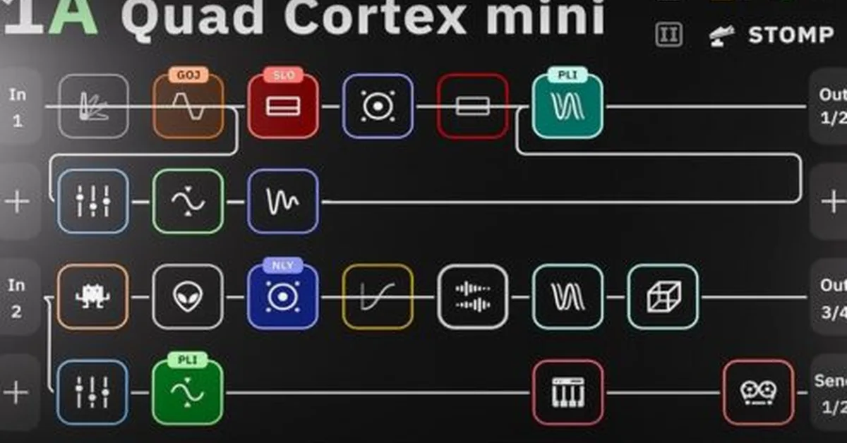 Quad Cortex mini amp modeler: All the power, half the size