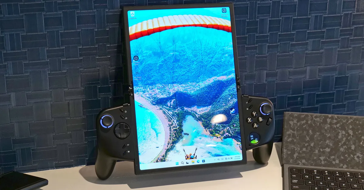 The Lenovo Legion Go Fold gaming handheld concept looks awkward but its versatility is endless
