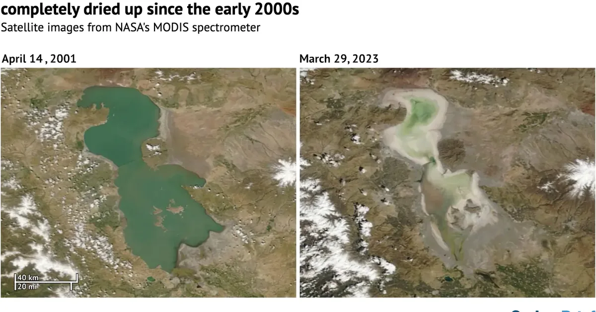 Q&A: How climate change and war threaten Iran's water supplies