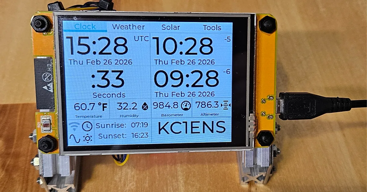 Every Ham Shack Needs a Ham Clock