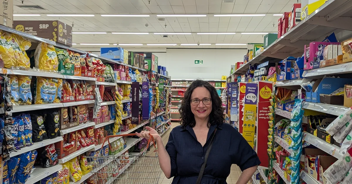 I'm an American living in the UK. I didn't expect grocery shopping to be filled with so many surprises.