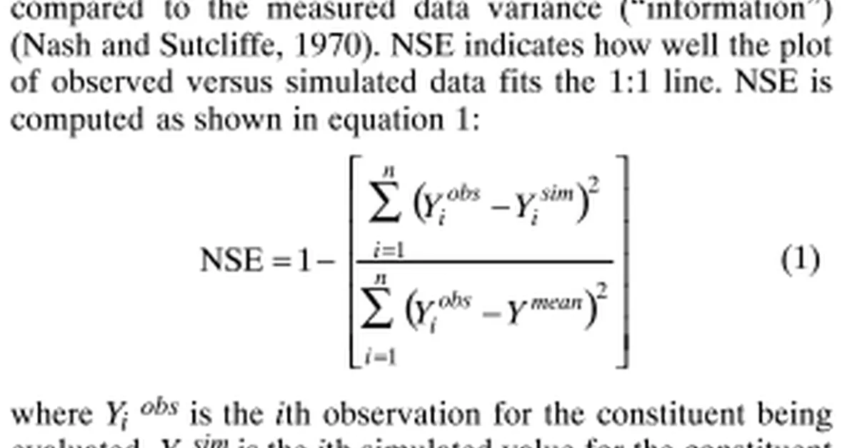 Learning with the Nash-Sutcliffe loss