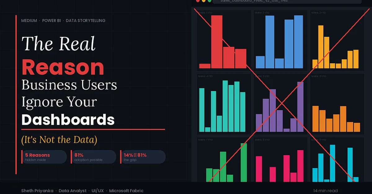 The Real Reason Business Users Ignore Your Dashboards (It's Not the Data)