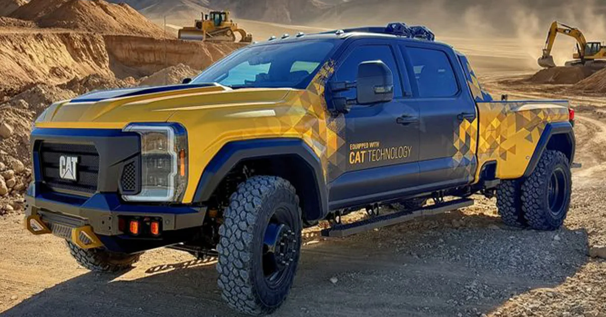 The Caterpillar Pickup Truck Is Real, But It's Not What People Were Hoping For