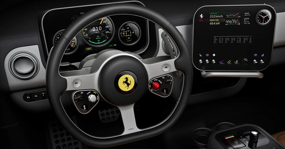 Touch Controls Are 50% Cheaper Than Real Buttons, Ferrari CEO Says