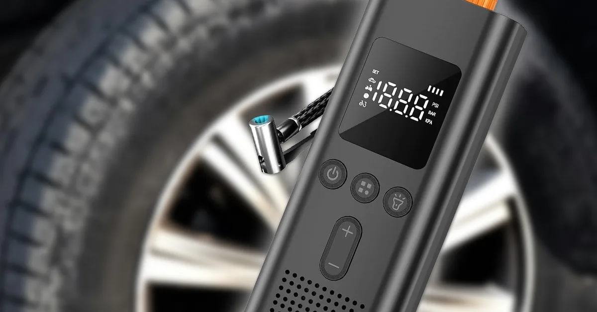 Add a Cordless Tire Inflator and Air Compressor to Your Car Emergency Kit for Less Than $10