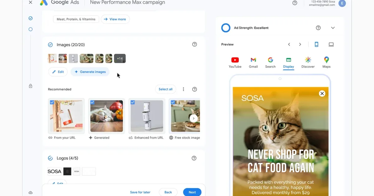 Google Ads adds AI voice-over to Performance Max video ads
