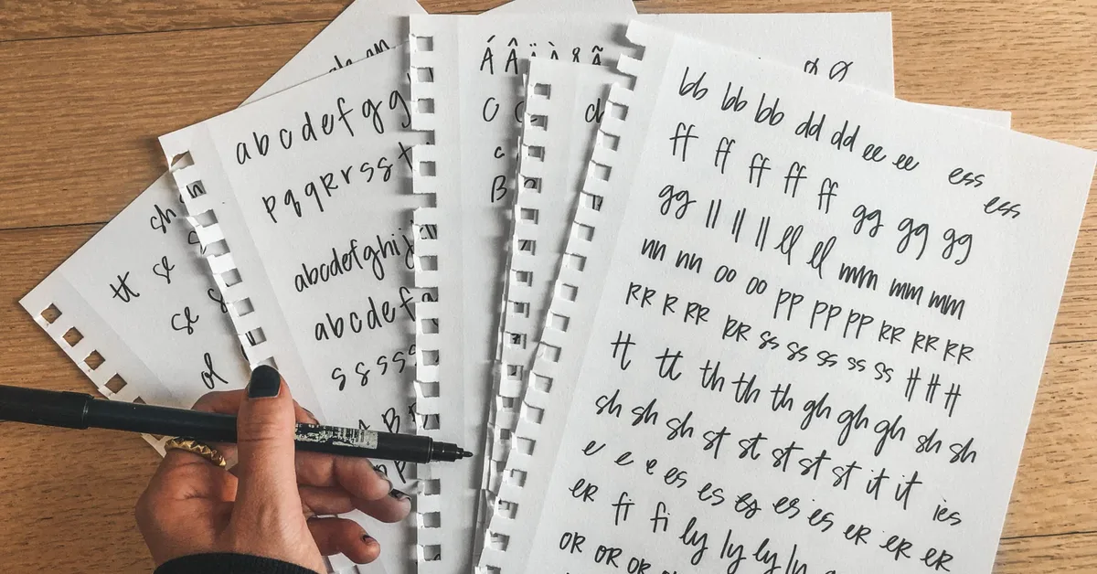 How I Turned My Handwriting Into a Font Using Python