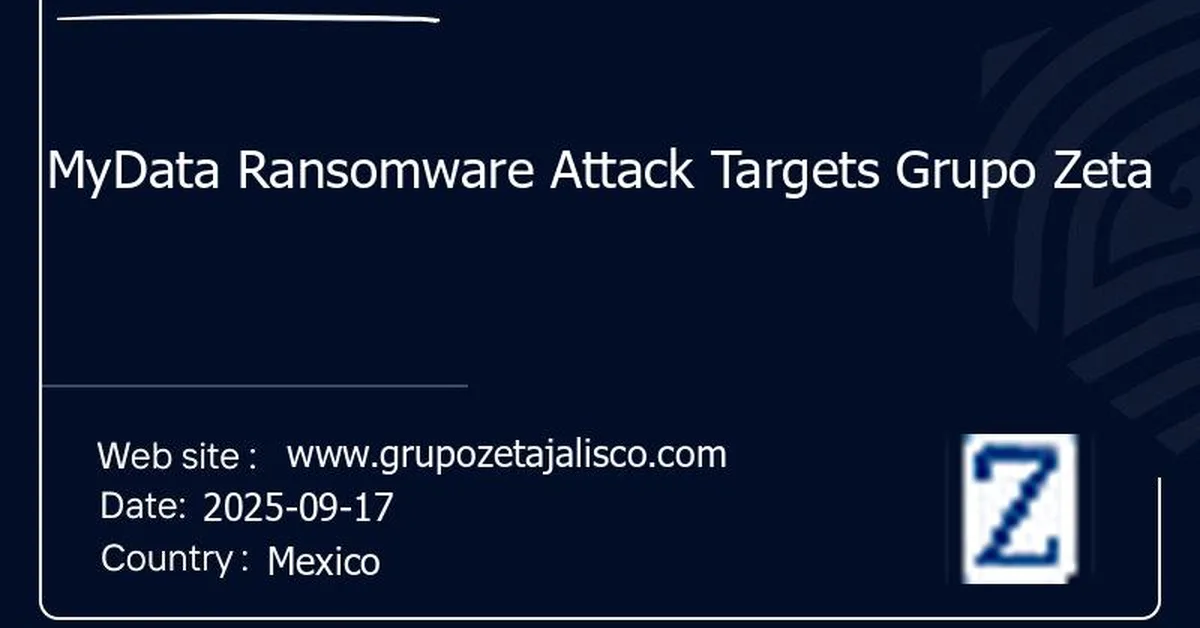 MyData Ransomware Attack on PYRAMIS METALLOURGIA S.A