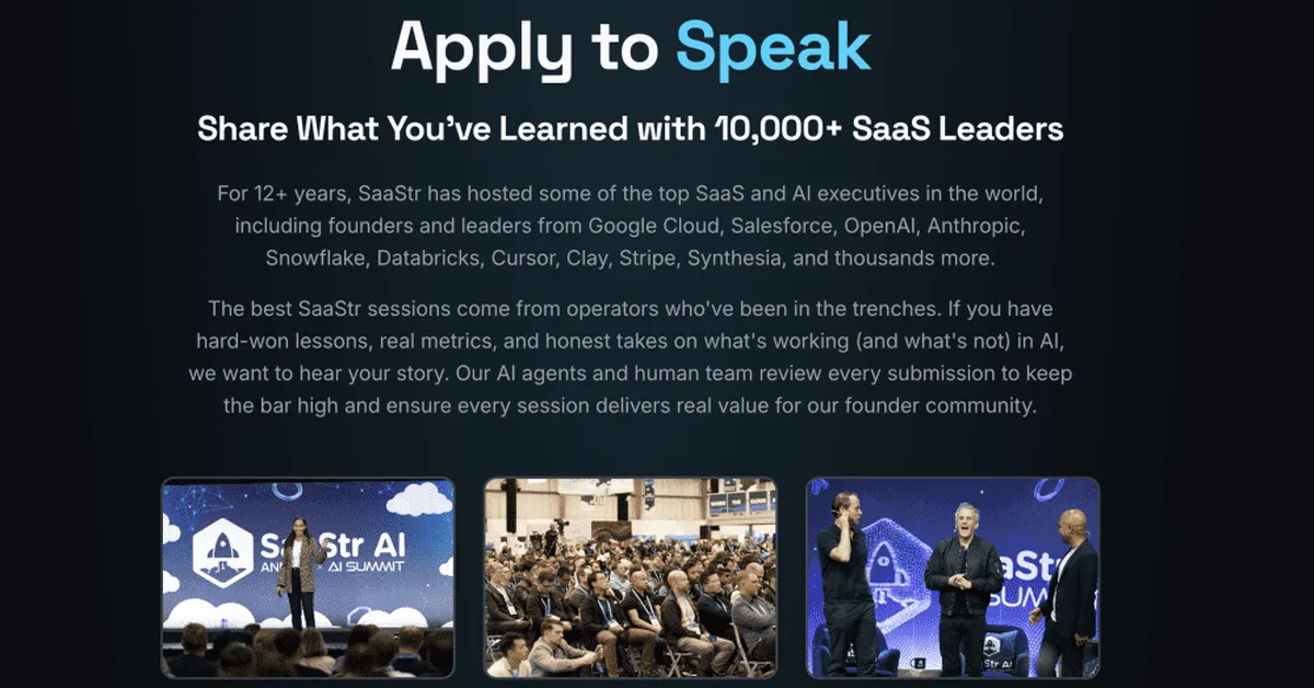 We're 60 Days Out from SaaStr AI Annual 2026. Last Chance to Apply to Speak. And Why You Should Sponsor.
