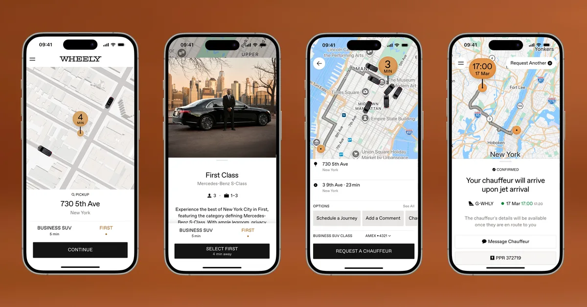 Wheely, an on-demand chauffeur app, makes its US debut in NYC