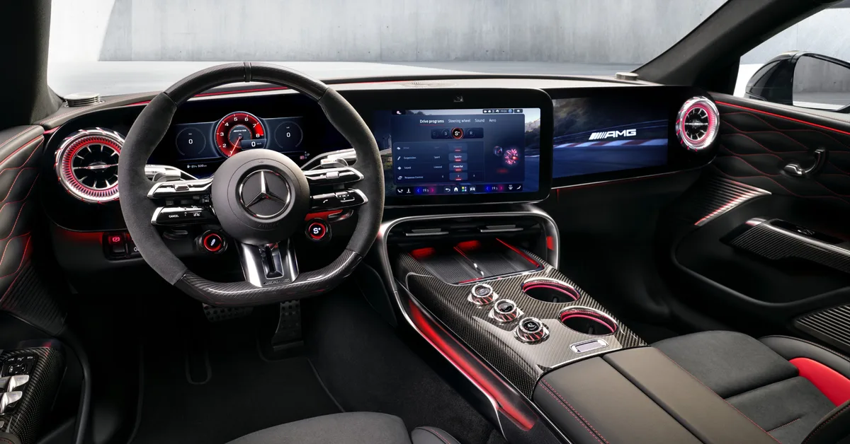 Mercedes-AMG GT 4-Door Trades Climate Buttons for Even More Screen