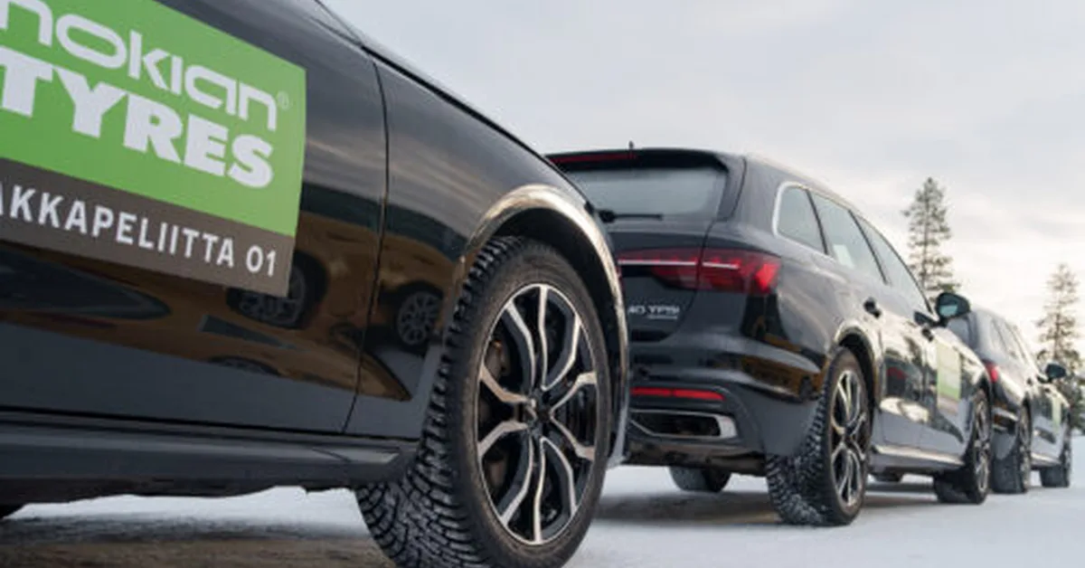 These new winter tires have studs that retract as it warms up