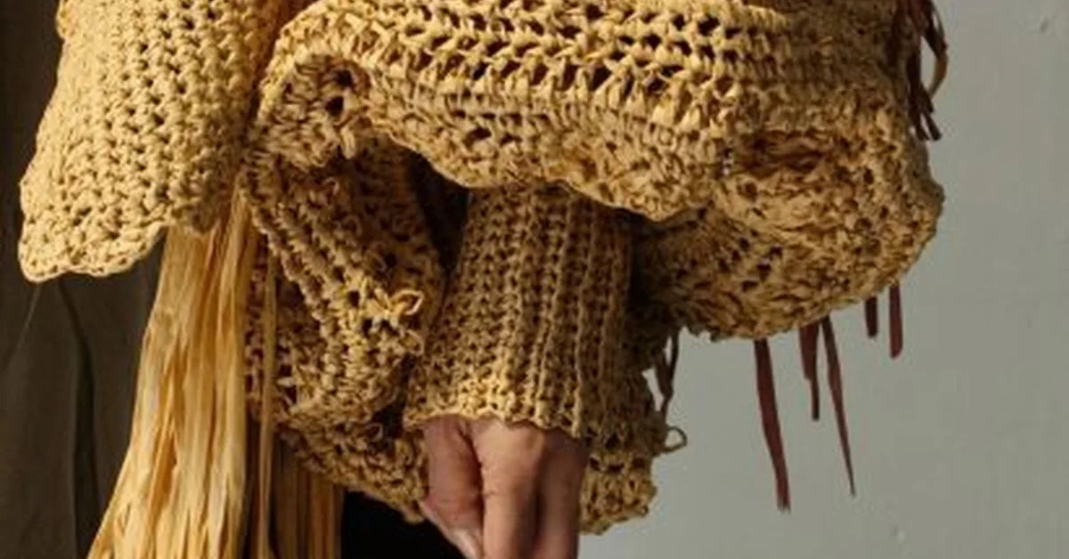 Crocheted fashion collection among projects from the National College of Art and Design Ireland