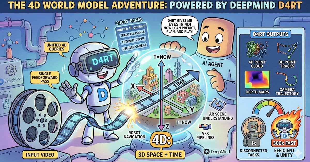 The Sequence Knowledge #821: 4D and World Models and the Amazing DeepMind D4RT