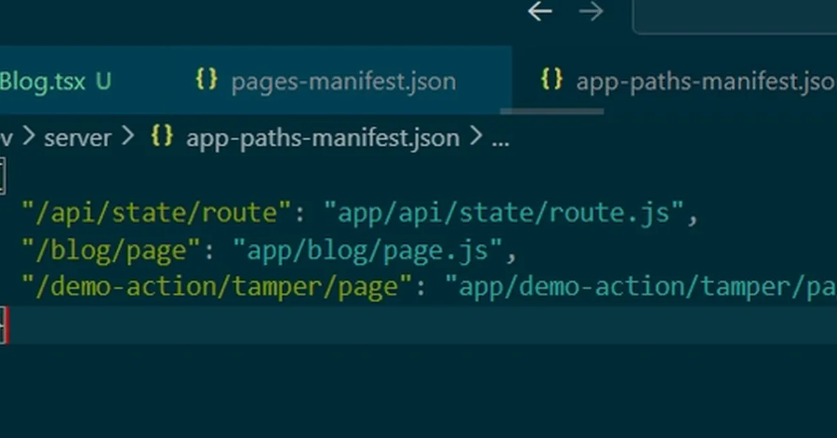 NextJs Codebase Analysis (2) - manifests