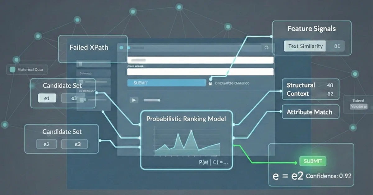 Smarter XPath Self-Healing: A Probabilistic Ranking Approach