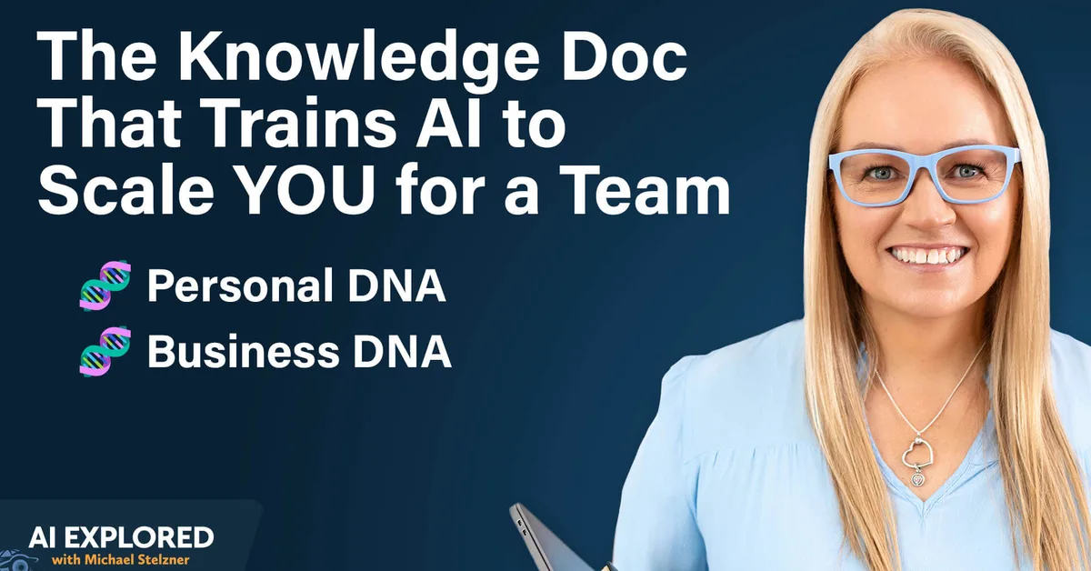 Clone Your Knowledge: Getting AI to Truly Sound Like You