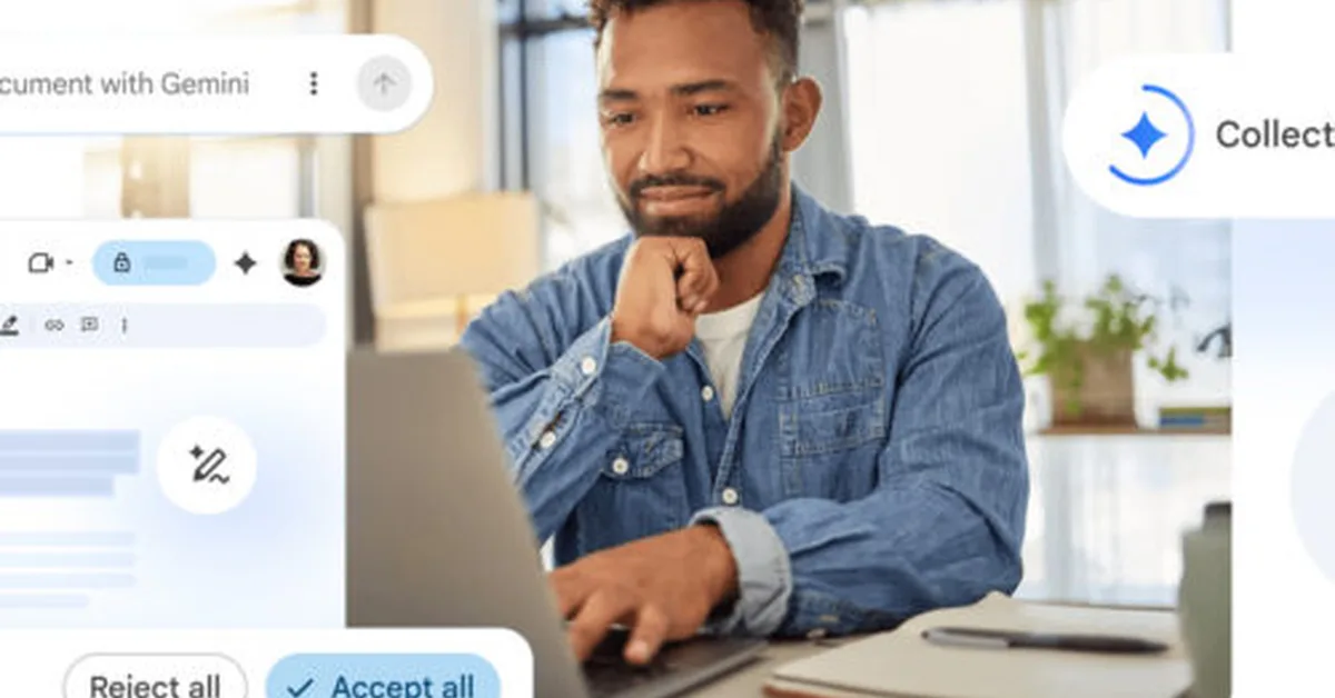 Gemini burrows deeper into Google Workspace with revamped document creation and editing