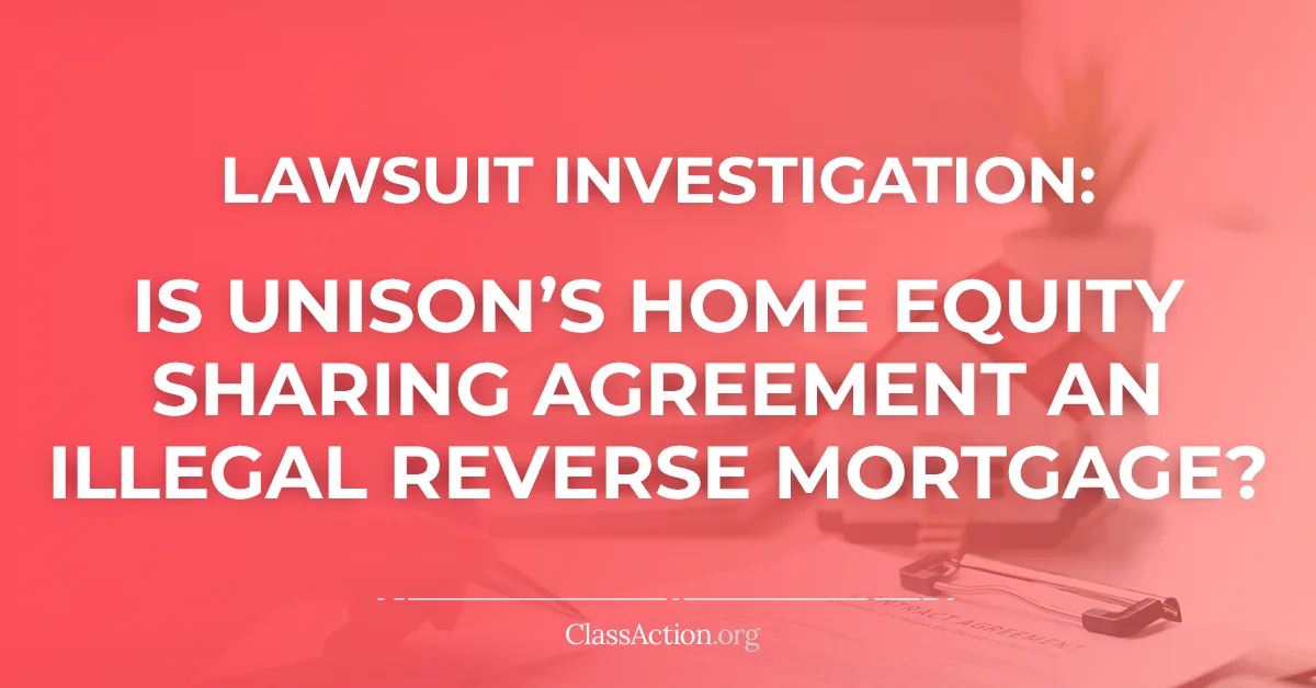 Unison's home equity investment faces another legal battle in California