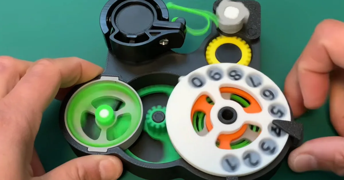 A Rotary Dial The 3D Printed Way