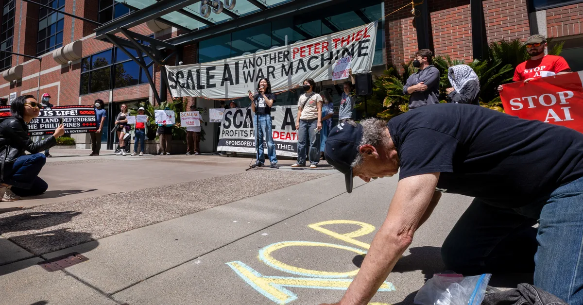 I checked out one of the biggest anti-AI protests ever