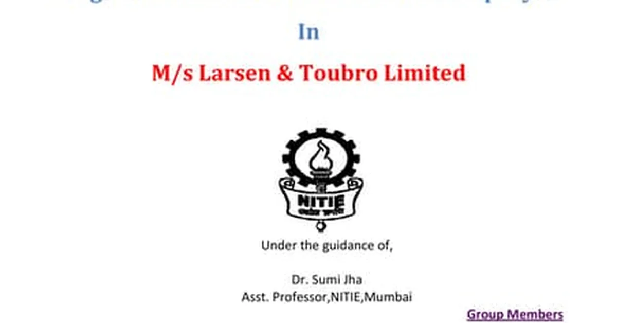 Incransom Strikes Engineering Leader Larsen & Toubro