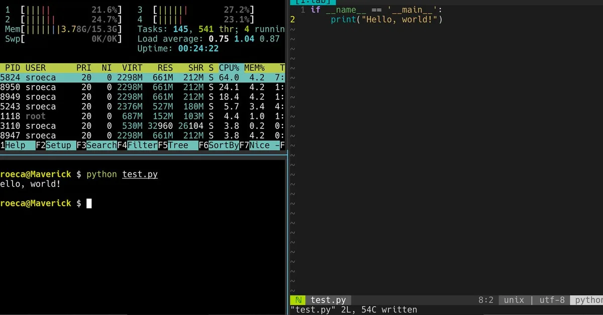 Show HN: Tmux-IDE, OSS agent-first terminal IDE