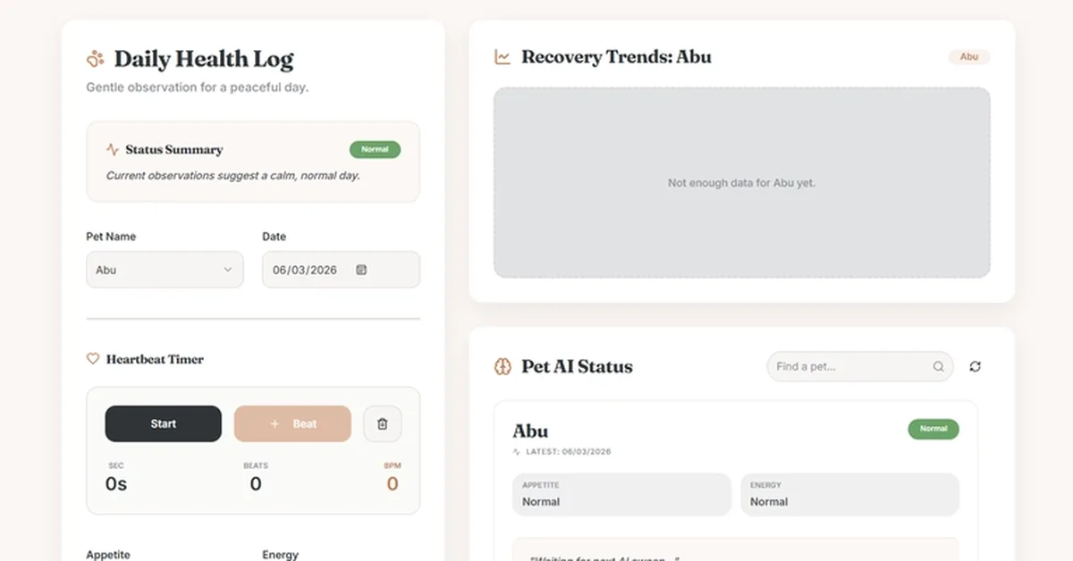 🐾FurEver Care AI - Turning Pet Health Observations into Vet-Ready Timelines with Notion + AI