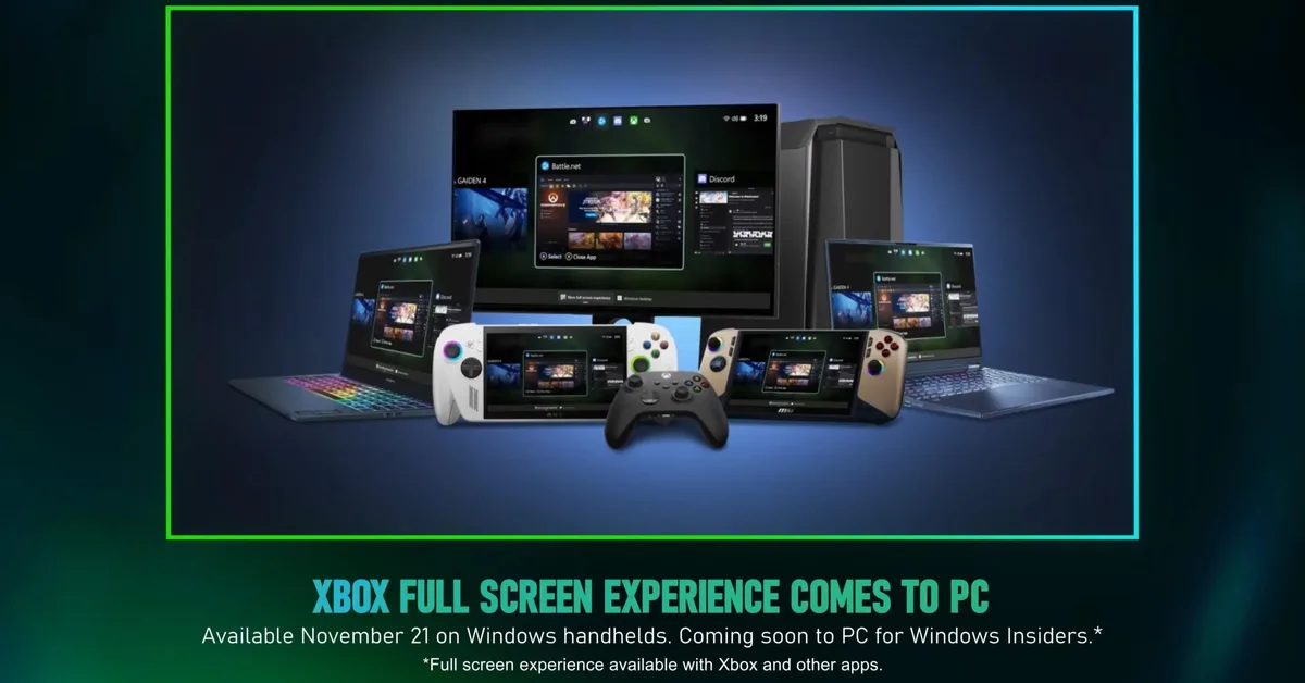 Microsoft's full screen 'Xbox Mode' will roll out to Windows 11 PCs in April