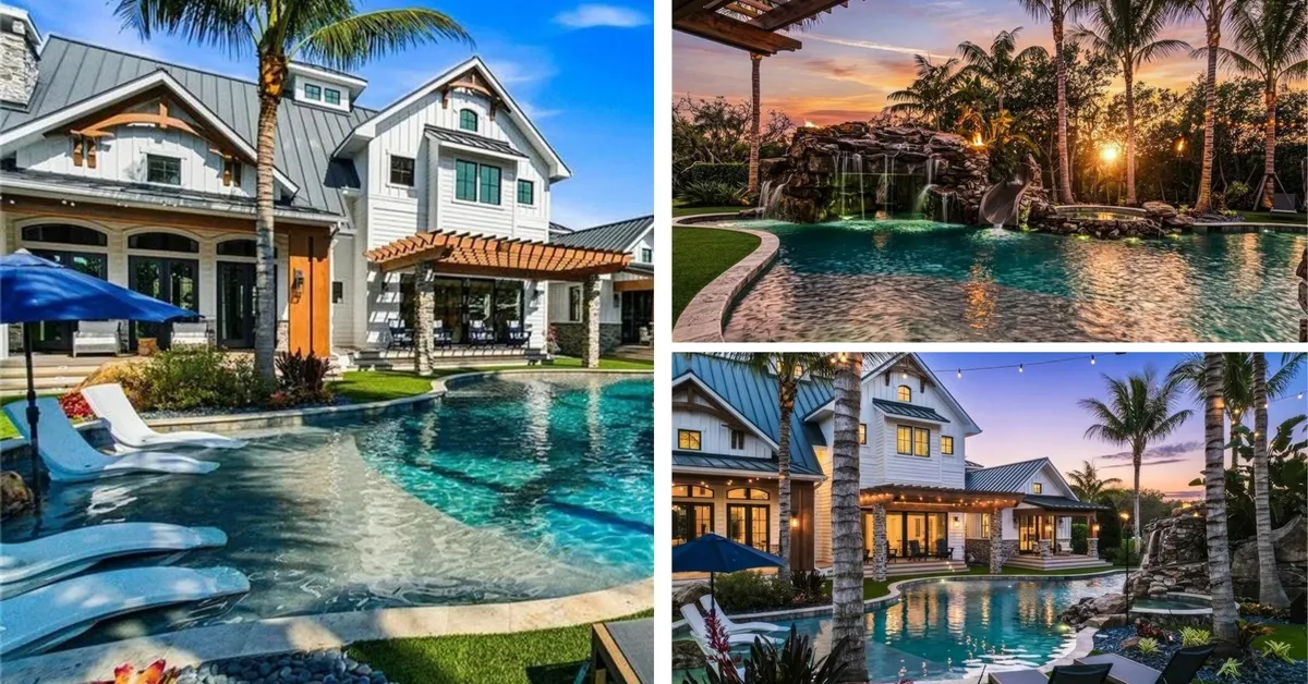 Jaw-Dropping Florida Riverfront Estate Features a $2 Million Backyard Designed by 'Insane Pools' Star Lucas Congdon