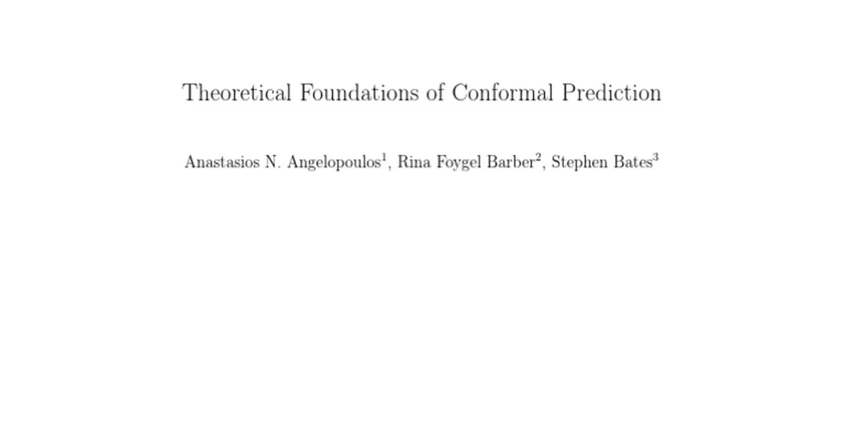 Theoretical Foundations of Conformal Prediction