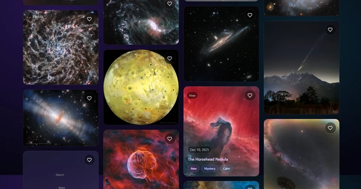 APOD-Mood-Gallery: A visually rich, AI-powered interactive astronomy gallery
