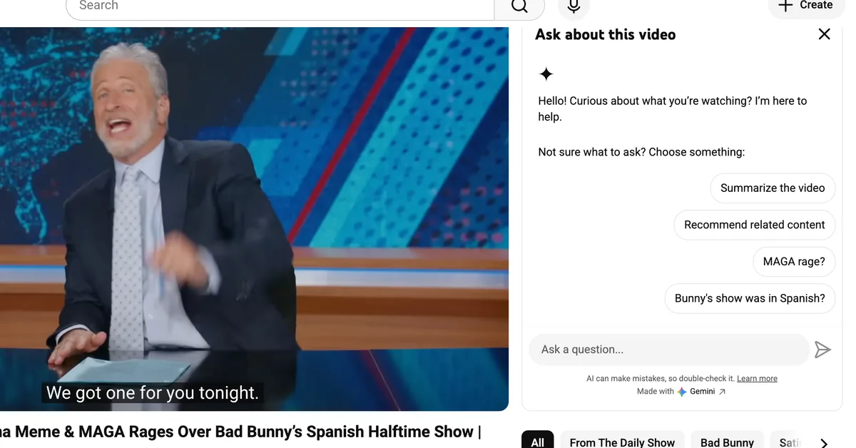 YouTube is bringing the Gemini-powered 'Ask' button to TVs