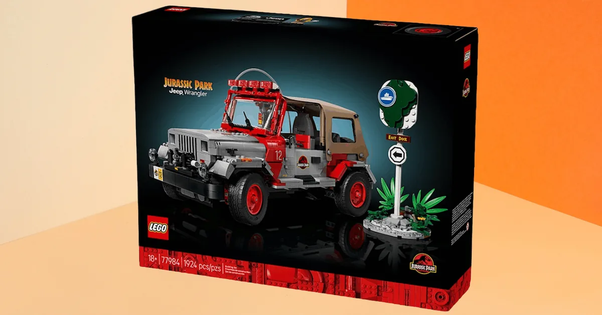LEGO Teases Jurassic Park Jeep Wrangler Set