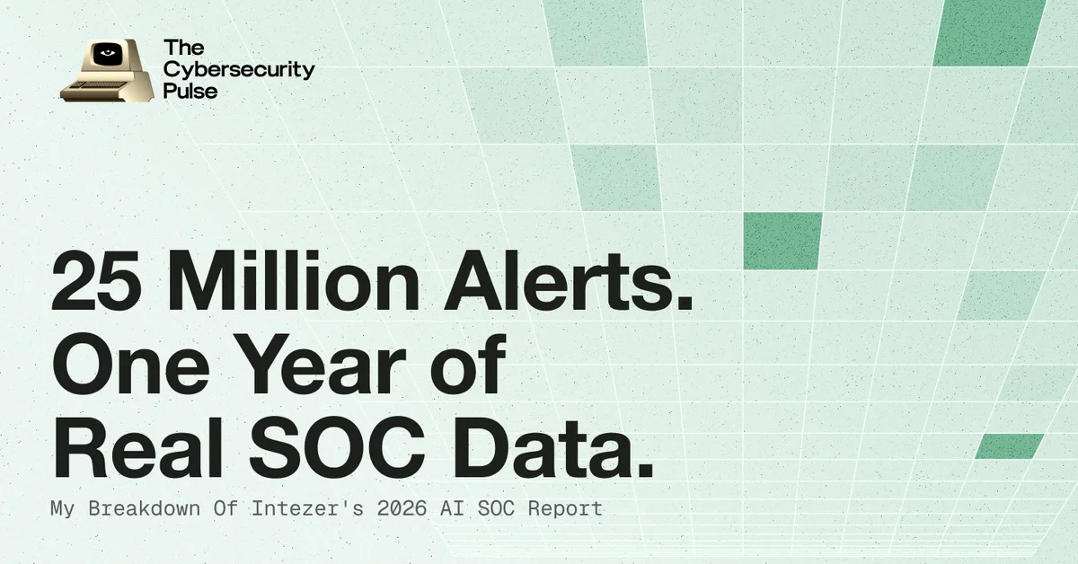 25 Million Alerts. One Year of Real SOC Data.