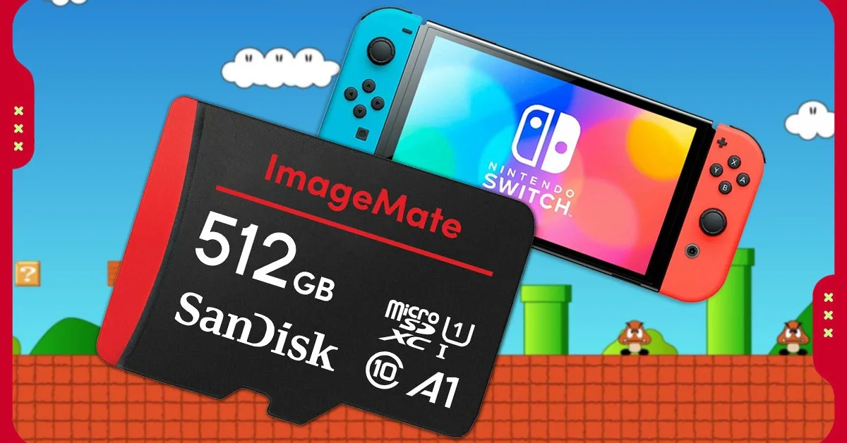 Get a 512GB SanDisk Micro SDXC Memory Card (Nintendo Switch Compatible) for Just $39.99