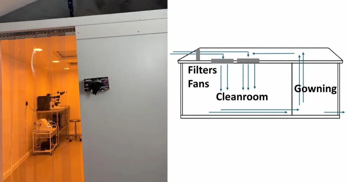 Building a Class 100 Semiconductor Cleanroom Inside a Shed