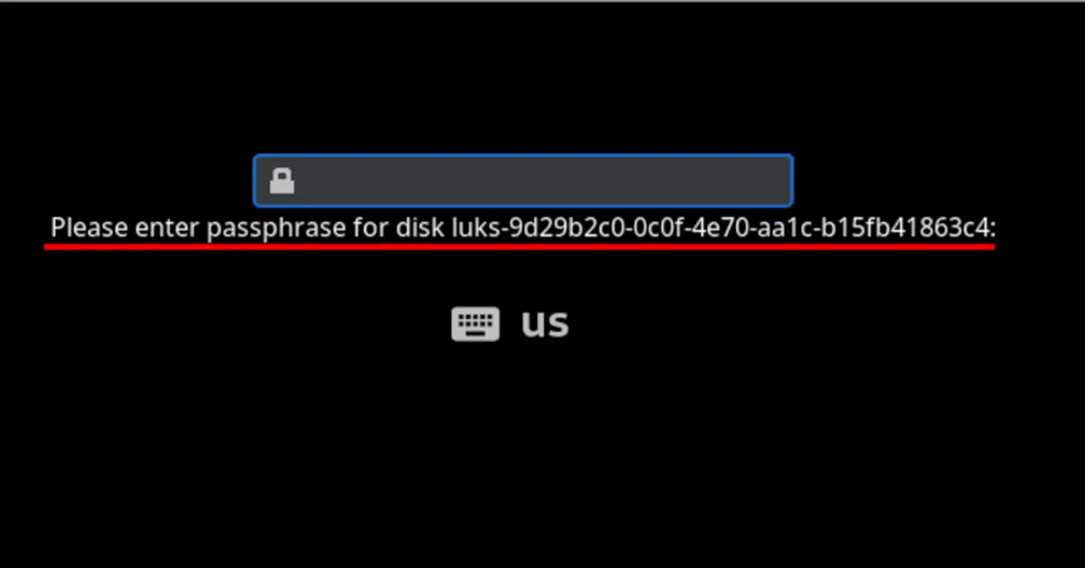 Remotely Unlocking an Encrypted Hard Disk
