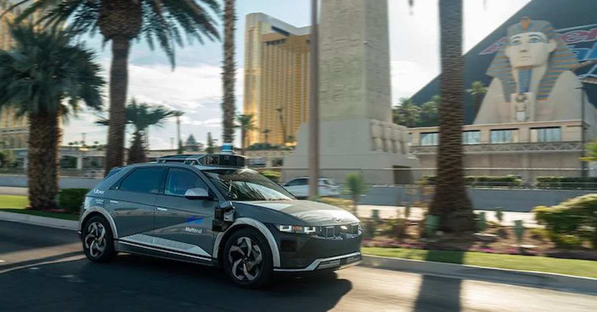Uber robotaxi rides are now available for passengers in Las Vegas