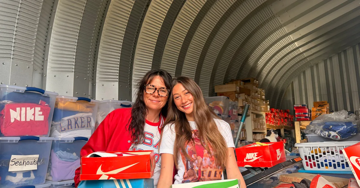 I inherited a storage unit from a family friend. It was full of vintage clothes, which I now sell online.