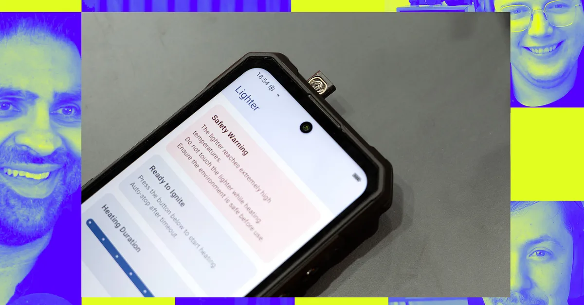 This phone starts fires on purpose