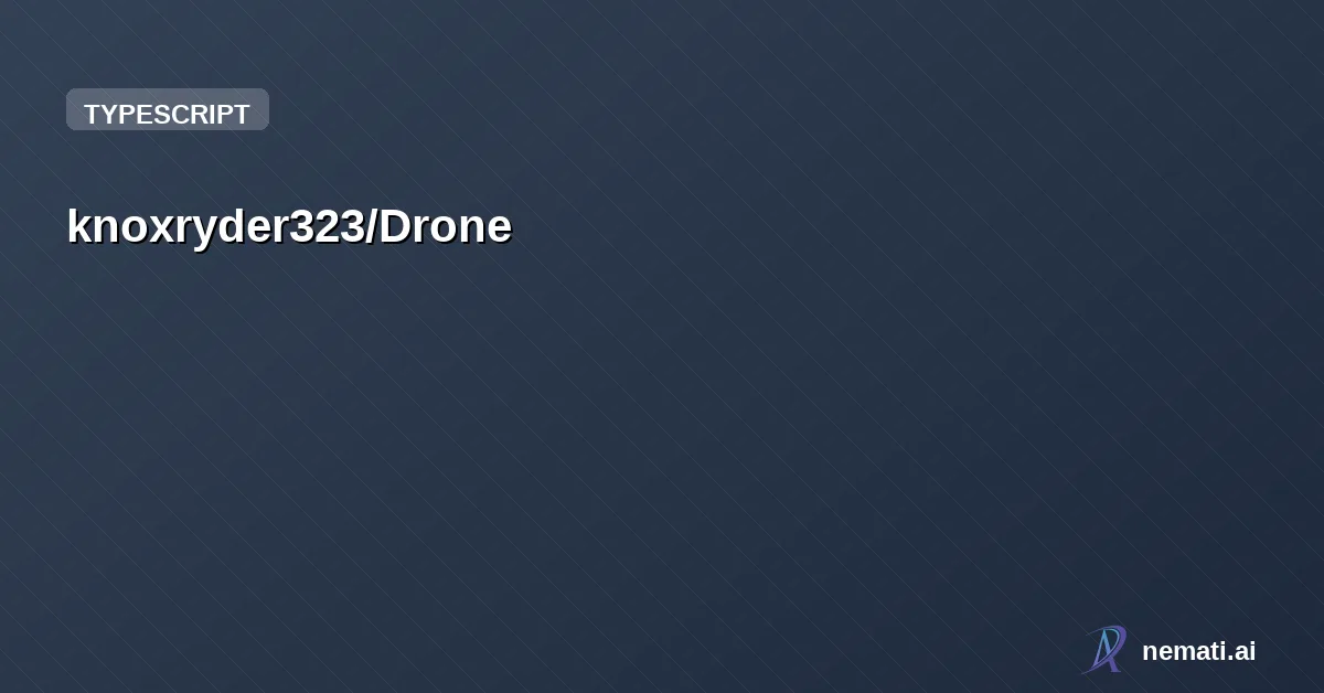 knoxryder323/Drone
