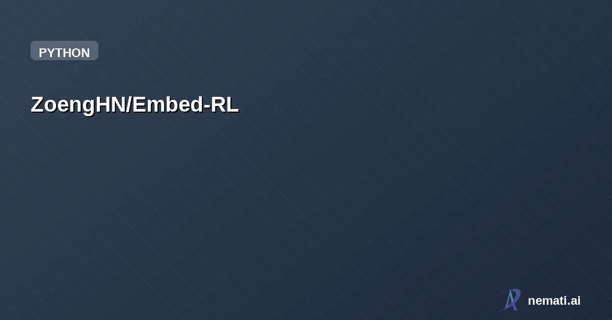 ZoengHN/Embed-RL