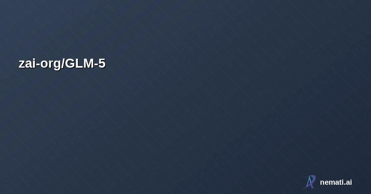 zai-org/GLM-5 — GLM-5: From Vibe Coding to Agentic Engineering