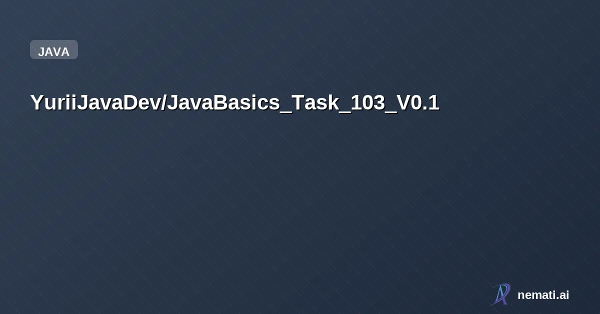 YuriiJavaDev/JavaBasics_Task_103_V0.1 — This is a tutorial project. JavaBasics_Task_103_V0.1 Implementing a purchase acc