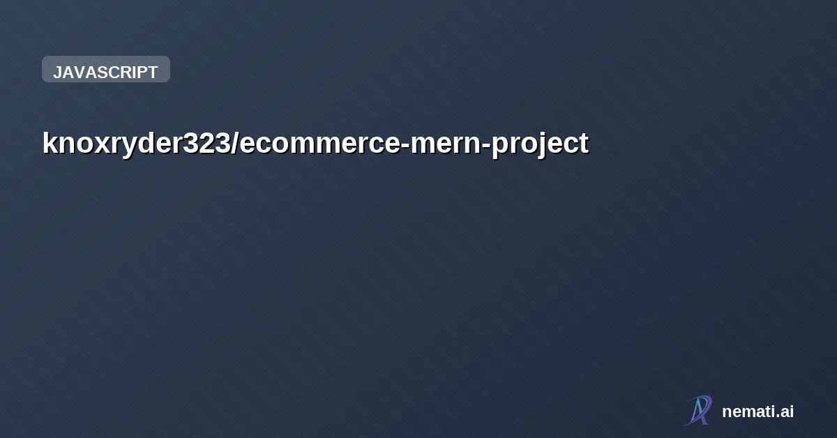 knoxryder323/ecommerce-mern-project — Migrated repository